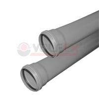Труба BASE ф 75 с раструбом L=0.50 м, вн.канализ.толщ.ст.1.9 (35) VALFEX