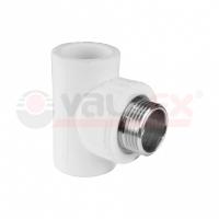 Тройник переходной с наружной резьбой 20х1/2"х20 (100/25) (Valfex)