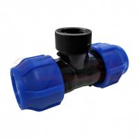Тройник компрессионный переходной с внутренней резьбой 25-1/2"-25  (60/15) VALFEX