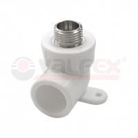 Угол с наружной резьбой (простое крепление) 25х3/4" PRO (45/15) (Valfex)